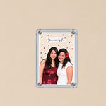 Personalized Best Friend Acrylic Photo Fridge Magnet | Unique Gift for Bestie | Love Craft Gifts™