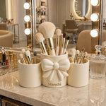Personalized Makeup Brush Holder Organizer (Standard Size) – Custom Name Vanity Storage Gift | Love Craft Gifts™