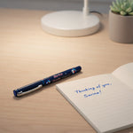 Personalized Reynolds Trimax Roller Ball Pen (Blue, 0.5 mm) | Love Craft Gifts
