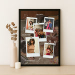 Friendship Memory Polaroid Collage Frame – Bonded in Joy & Laughter | Love Craft Gifts
