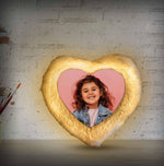 PERSONALIZED HEART PHOTO LED CUSHION - love craft gift