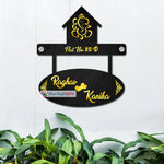 Best Love Wooden Home Name Plates-12x15"