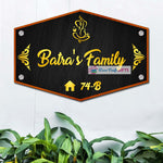 Best Unique Wooden Home Name Plates-12x15"