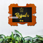 Customized Wooden Home Name Plates-12x15"