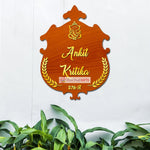 Handmade Wooden Home Name Plates-12x15"