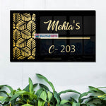 Creative Acrylic Home Name Plates-12x15"