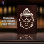lord budha led table lamp love craft gift - 0
