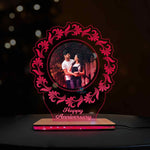Acrylic Multi-Led Table Lamp For Bf And Gf