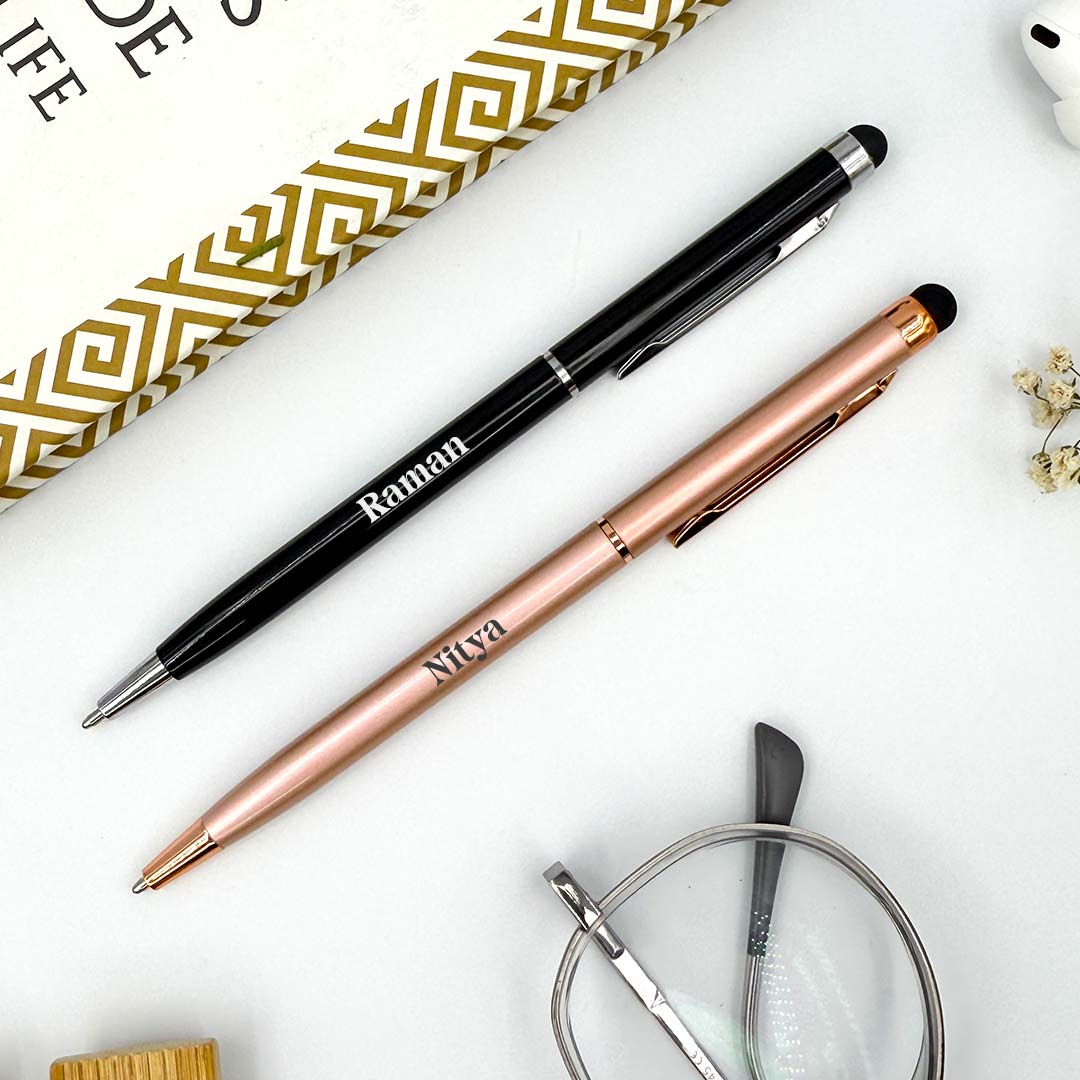 Personalized Twist Pen Metallic Gold Body Look