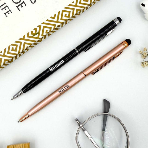 Personalized Twist Pen Metallic Gold Body Look