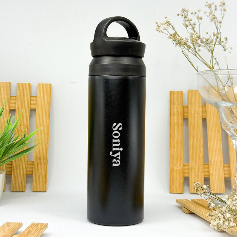 Personalized Travel 500 ML Stainless Steel Water Bottle - Tumbler With Lid