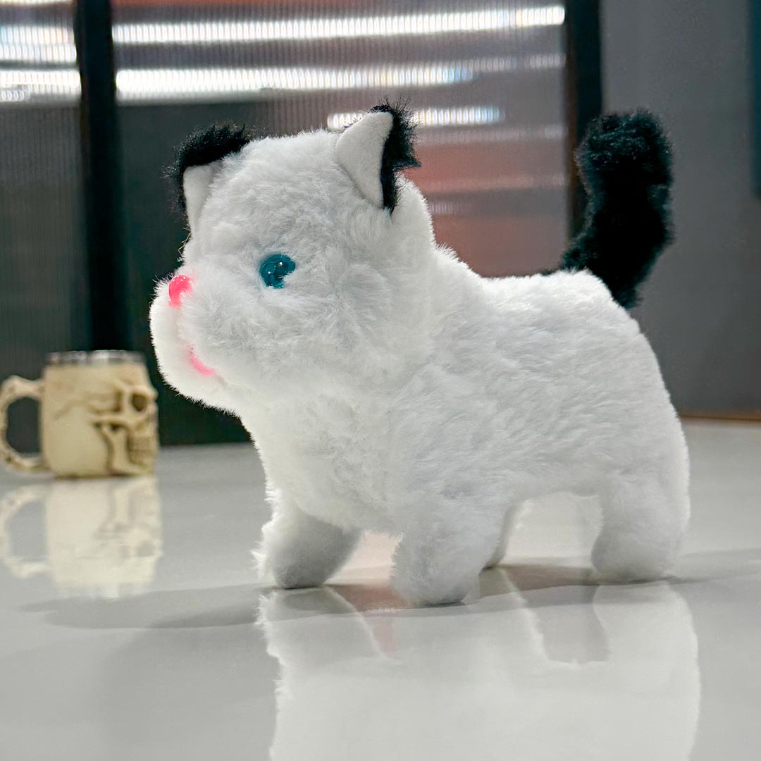 Talking & Walking Plush Cat – Fun and Engaging Toy for Kids