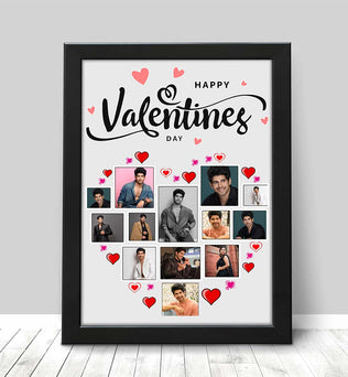 Valentine Special -Personalized Multi Photo Frame For Loved One-8x12