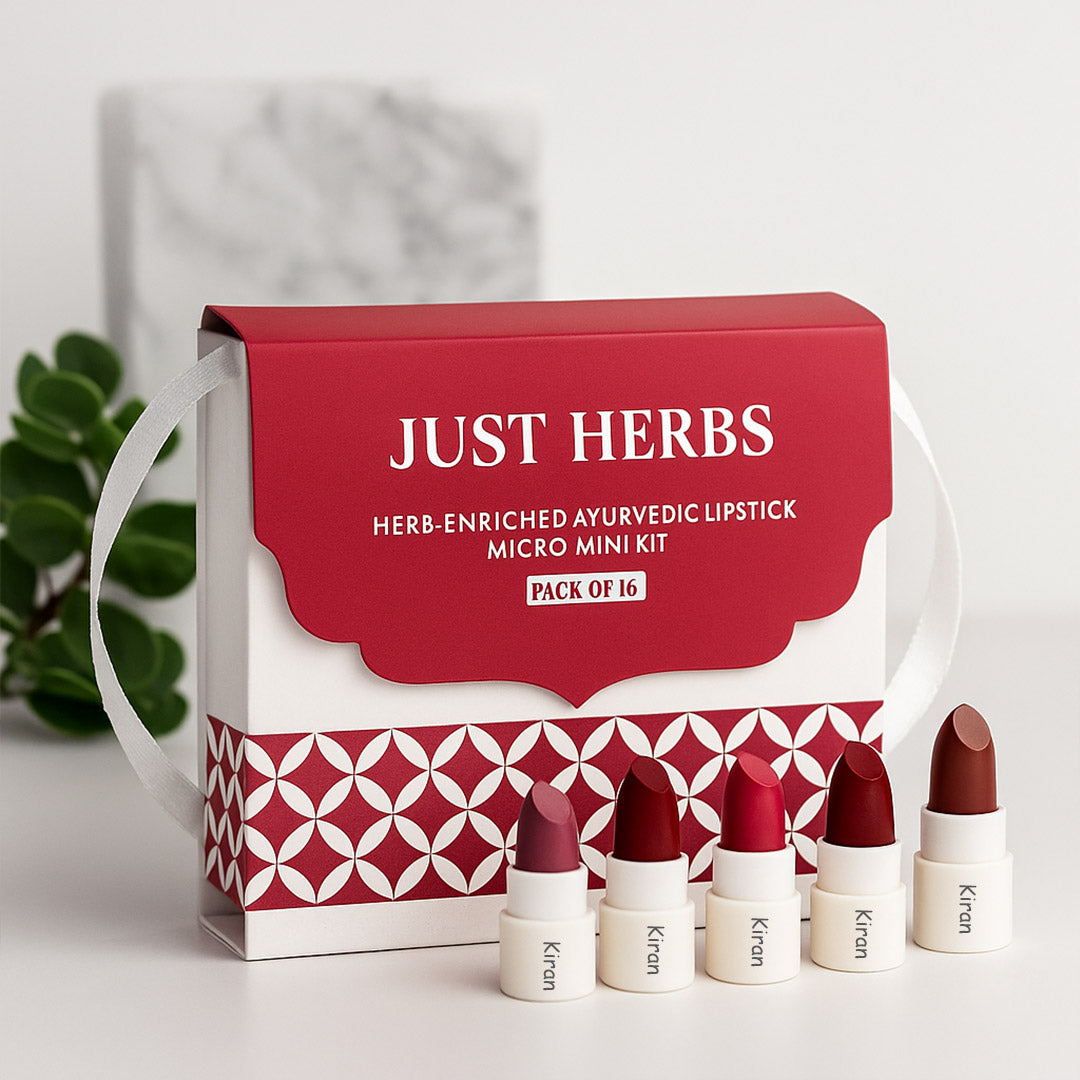 Just Herbs Lipstick Set-16 Mini Matte