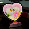 Personalized Magic Heart Shape Mirror with Led Light