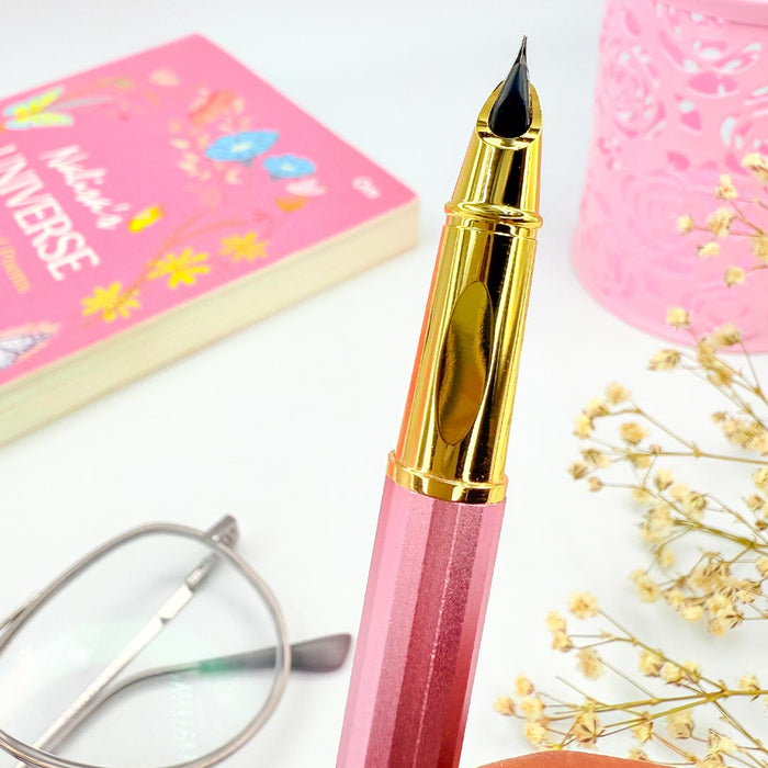 Personalized Pen Beautiful Pink Glossy Finish Look