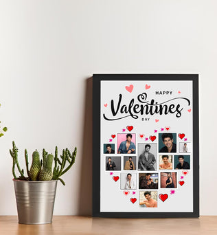 Valentine Special -Personalized Multi Photo Frame For Loved One-8x12