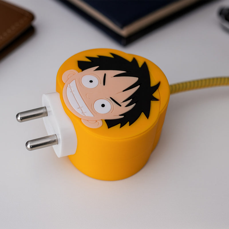 One Piece Luffy Silicon Apple iPhone Charger Case