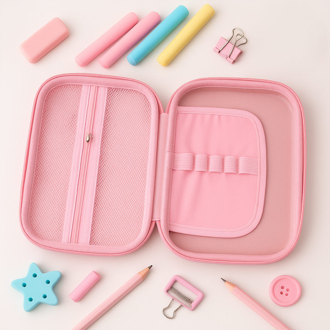 Personalized Unicorn Pencil Case- Light Pink