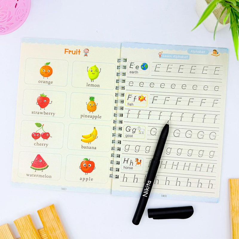 Customized Kids Sank Magic Practice Copy Book With Pen