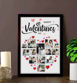 Valentine Special -Personalized Multi Photo Frame For Loved One-8x12