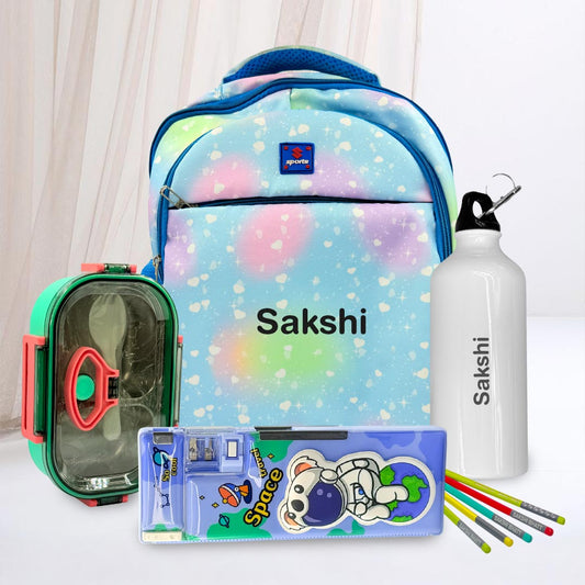 Astronaut Personalized School Set 5 in 1 Combo- Unique & Stylish