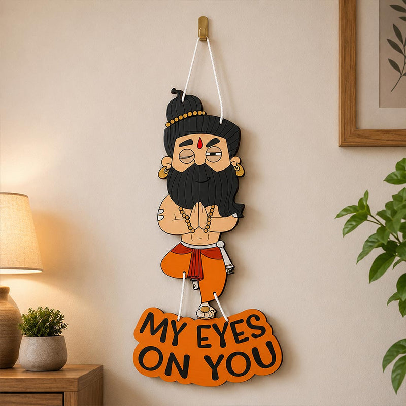1. Quirky My Eyes On You Wall Hanging | Traditional-Inspired Room Decor | Love Craft Gifts™
