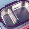 Personalized Double Compartment Stainless Steel Lunch Box ,500ml