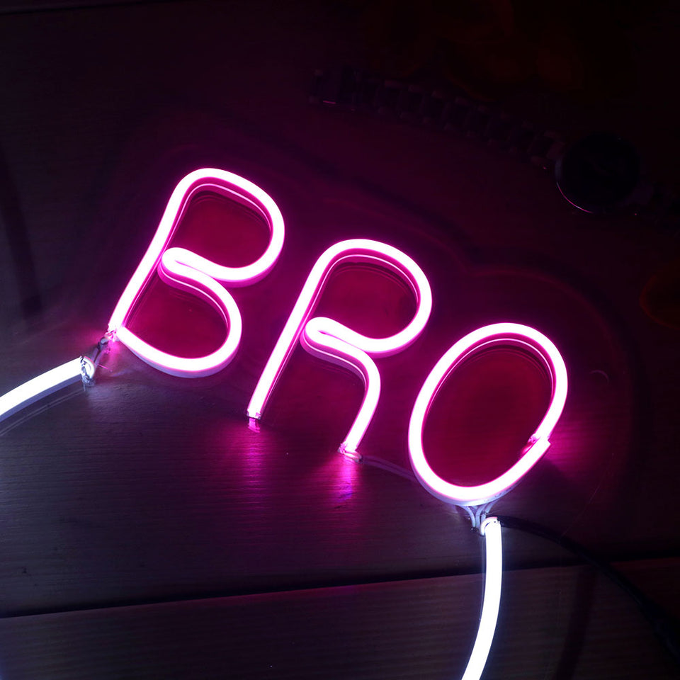 Bro Sis Infinity Neon Light Frames