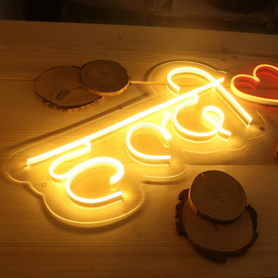 Customized Neon Light Frames For Haldi