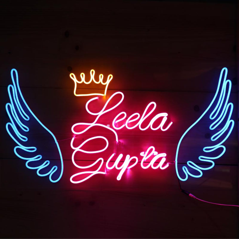 WINGS SPECIAL NAME NEON LIGHT FRAMES