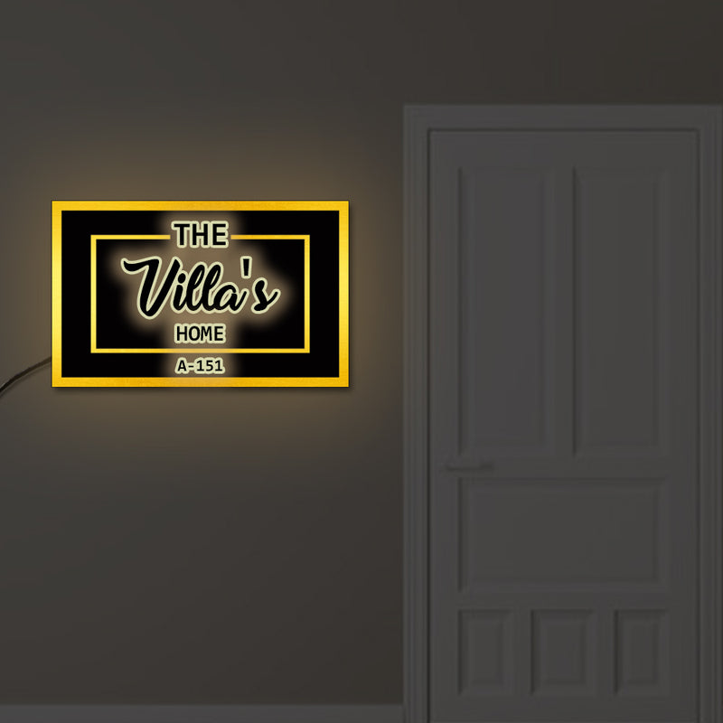 LED Name Plates For Home