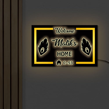 LED Name Plates For Home