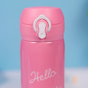 Personalized Pink Water Bottles for Kids -350 ML