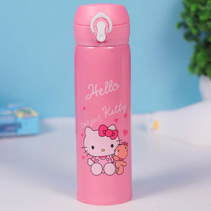 Personalized Pink Water Bottles for Kids -350 ML