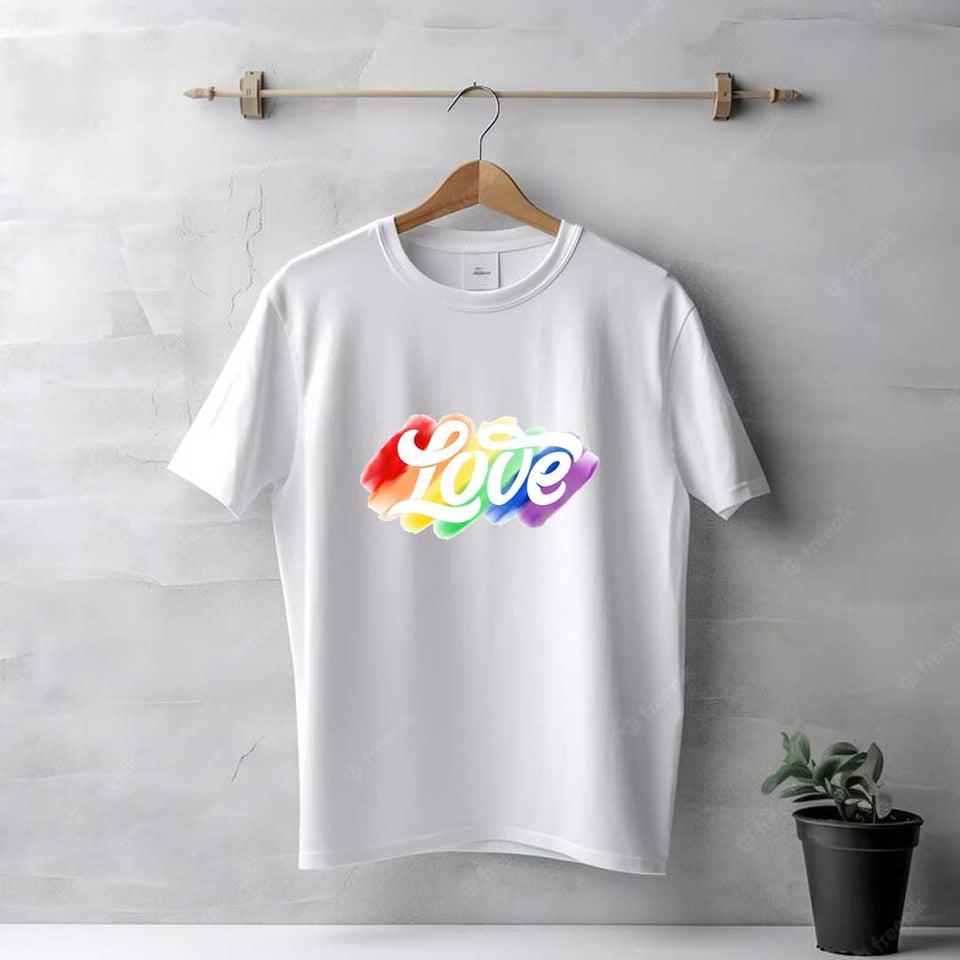 Men's White Love T-Shirt | Love Craft Gifts