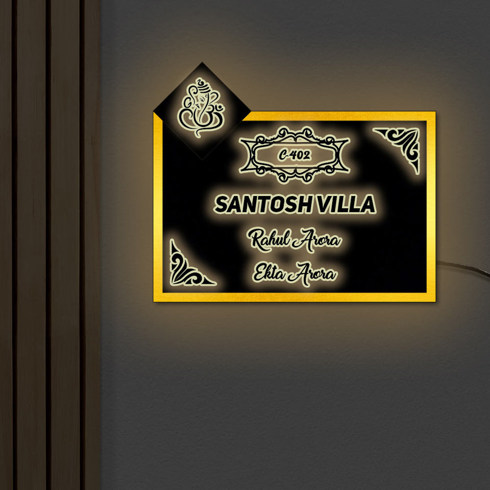 LED Name Plates For Home
