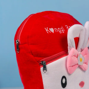 School Bag For Kids |  Red Teddy