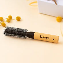 VEGA Personalized Wooden Round Hair Brush