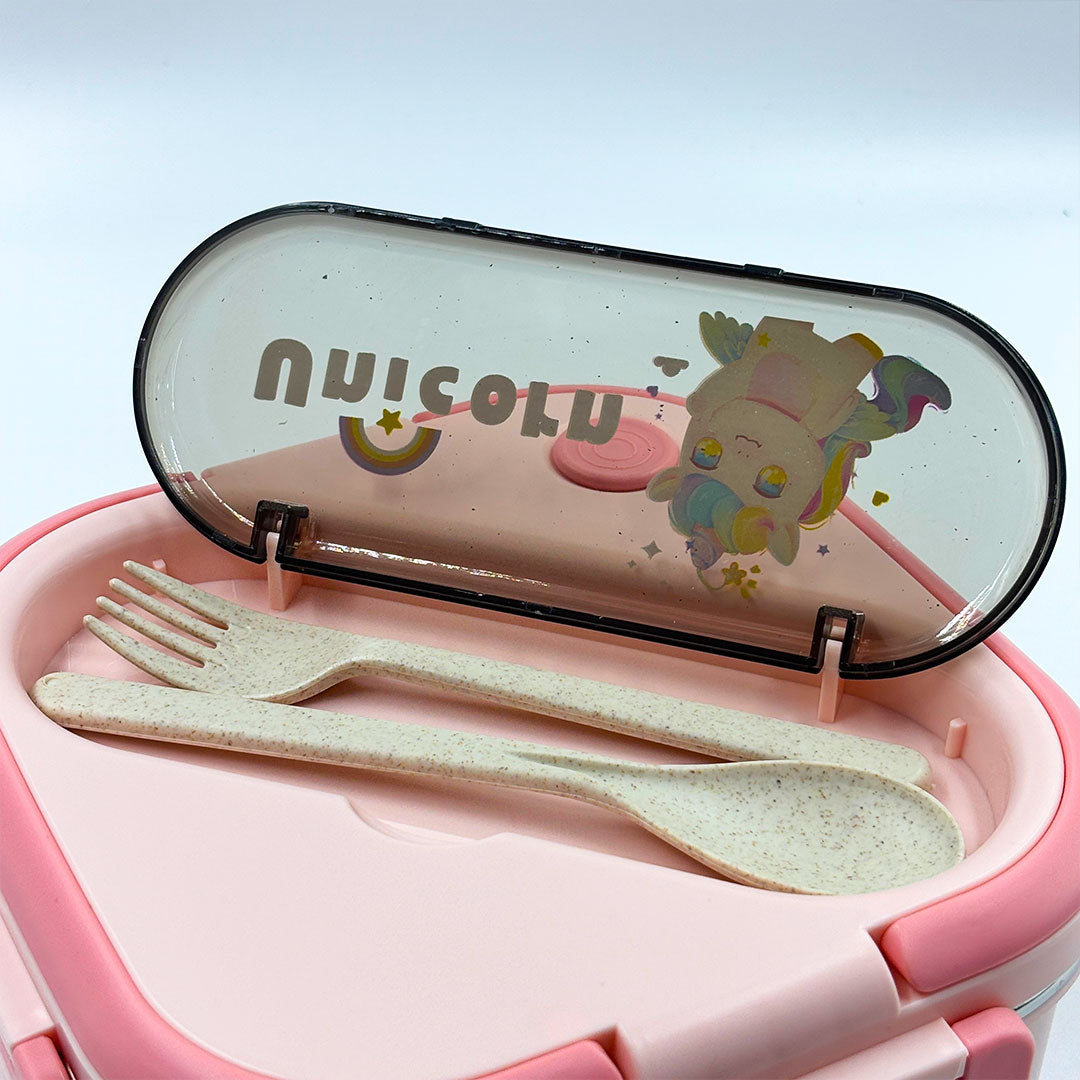 Personalized Pink Unicorn Stainless Steel Lunchbox
