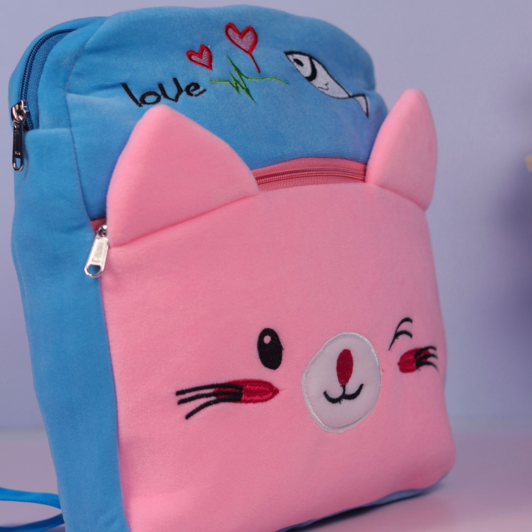 School Bag For Kids |  Pink Kitty