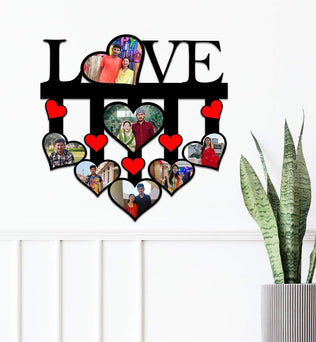 Valentine Special - Unique Wooden Personalized Photo Frame (8x12)