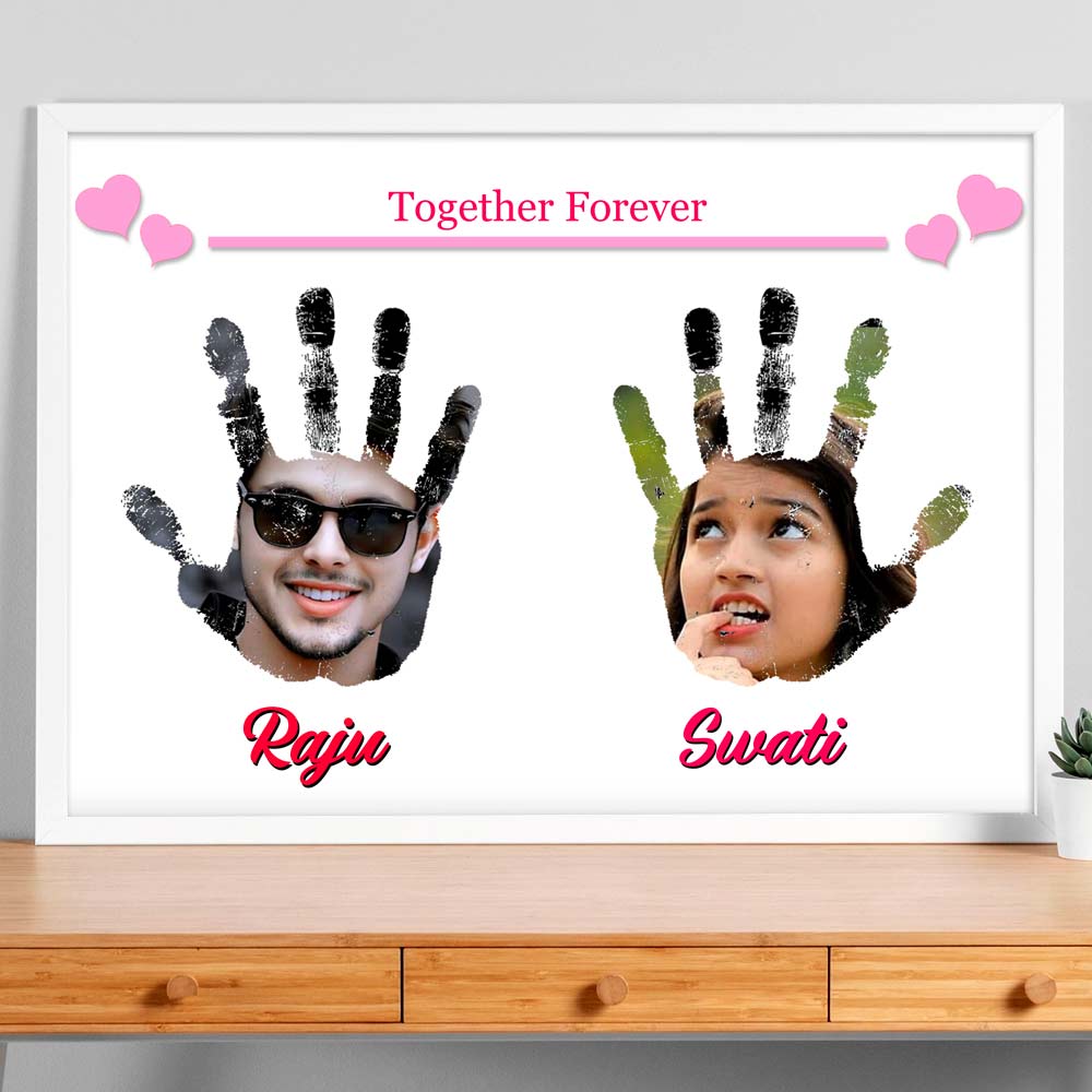 Couple Love Story Photo Frame