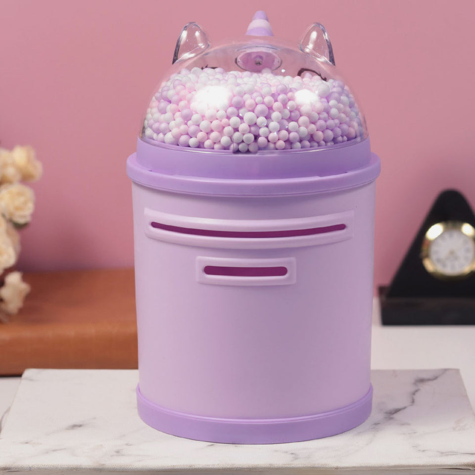 Personalized Piggy Bank -Unicorn Design Gullak for Girls