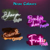 Customized Neon Name Light Frames With Acrylic name