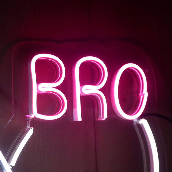 Bro Sis Infinity Neon Light Frames