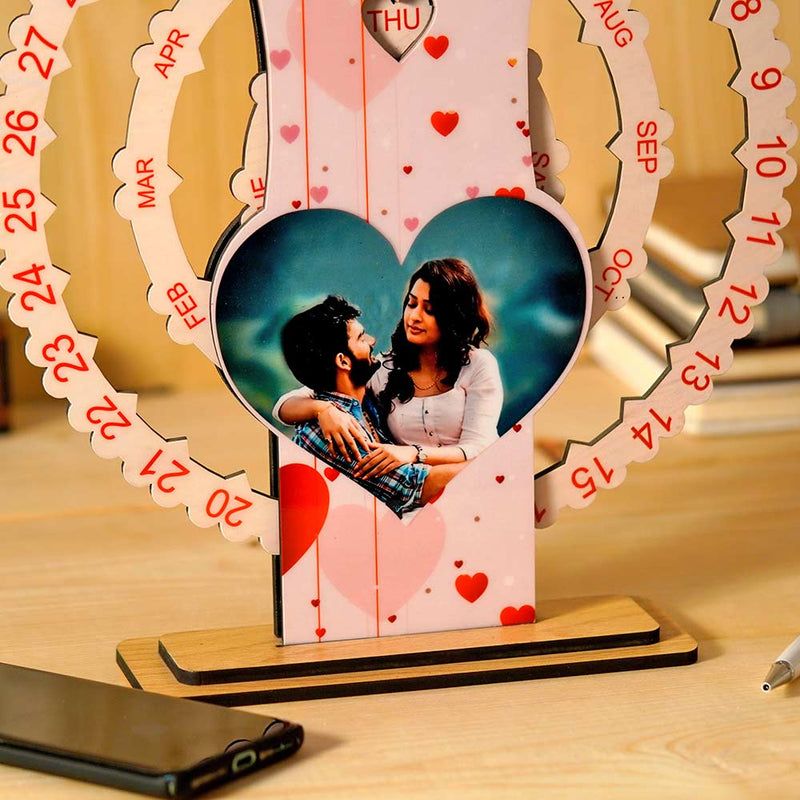 VALENTINE SPECIAL WOODEN CALENDER | love craft gift