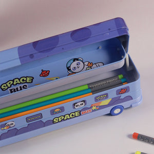 Personalized Space Bus Pencil Box