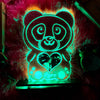 Acrylic Glowing Panda Lamp with Photo- Valentine Day