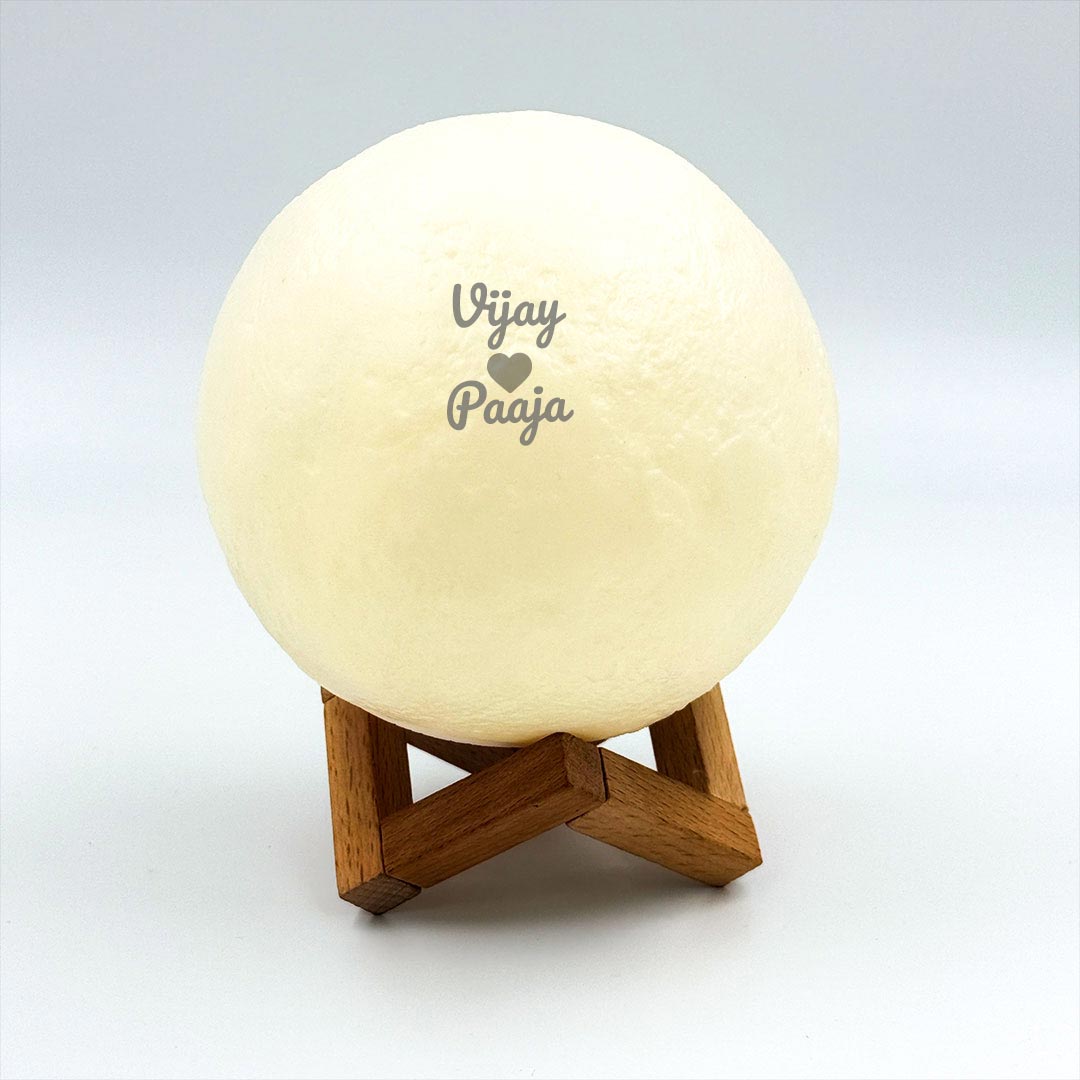 Customized 3d Moon Color Changing Lamp